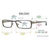 RSINC Rimless Frame Eyeglass Spectacle For Men & Women Silver Black Cart 1 JL156068979929