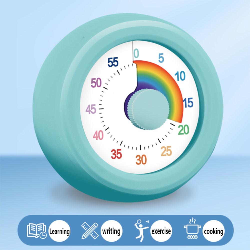1PC Round Visual Timer Children Self-discipline Tool Countdown 60-minute  Cooking Homework Stopwatch Time Management