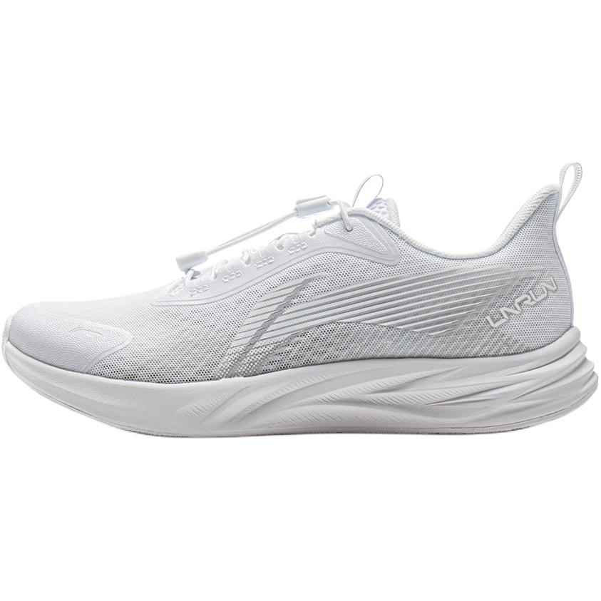 Li Ning Kids Lightweight Cloud Comfortable Versatile Durable Low-Top Running Shoes Kids Running Shoes Gray YKFV096-9