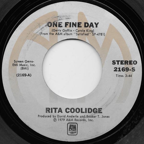 7inch Record RITA COOLIDGE - One Fine Day / Sweet Emotion 2169S A&M Records 1979 UK Soul/Funk Used