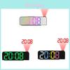 Contemporary Digital Alarm Clock With Color Led Display And Temperature Sensor For Office