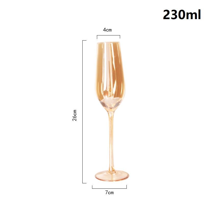 Amber Red Wine Glass Artwork Ultra-Thin Crystal Burgundy Bordeaux Goblet Big Belly Tasting Cup Wedding Party Champagne Flute Cup Amber