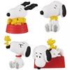 Takara Tomy Arts PEANUTS Snoopy Woodstock Friendship Figures 2 x Complete Set of Gachapon Capsule Toy & 4,