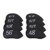 8PCS Wedge Irons Club Head Cover PU Leather Club Iron Headcover 48° 50° 52° 54° 56° 58° 60° 62° Loop