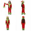 Grinch Weihnachtskostüm Für Kinder Mit Weichem Polyesterstoff Für Feiertagsaufführungen Perfekt