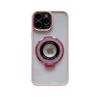 Metal Lens Is Suitable for Apple 16 Mobile Phone Case, Transparent IPhone15 Glitter Magnetic Suction Bracket 14promax Hard Case.