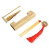 Brass Antique Padlock Spacing 5.9cm Exquisite Rustproof Chinese Old   Fish Horizontal Padlock for Jewelry Boxes