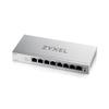 Managed L2 Ethernet Switch - ZYXEL - GS1200-8HPV3 - 8 Gigabit PoE Ports - Web-Managed - Desktop