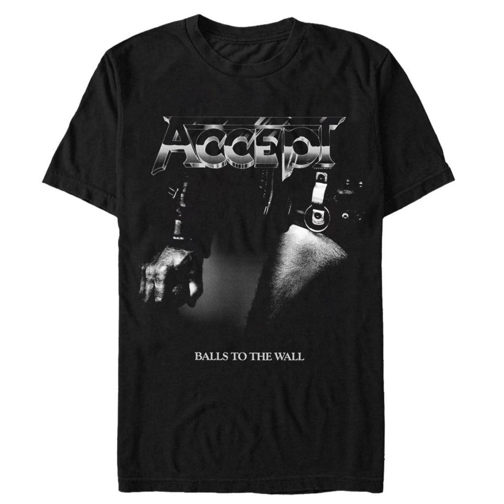 Accept Cotton Band Shirt Unisex Summer Short Sleeve Fashion Brand Tee Luxury Casual Vintage