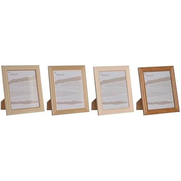 Cadre Photo - HOME ESPRIT - Multicolore - Verre - 26,2 X 31,2 Cm - 4 Unités