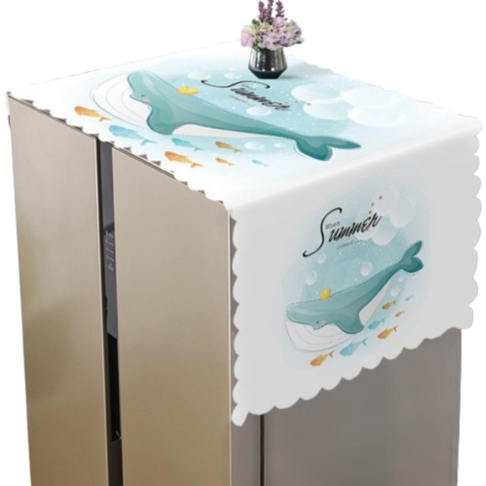 Cartoon Washing Machine Cover Oil Proof Refrigerator Cover Cloth Double/Single Door Fridge