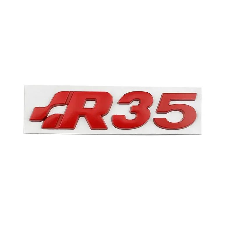 AABLE1 3D Metal R32 R35 R36 Rear Trunk Boot Emblem Badge Sticker For VW SR32 SR35 SR36 Volkswagen Golf MK4 Passat Tiguan