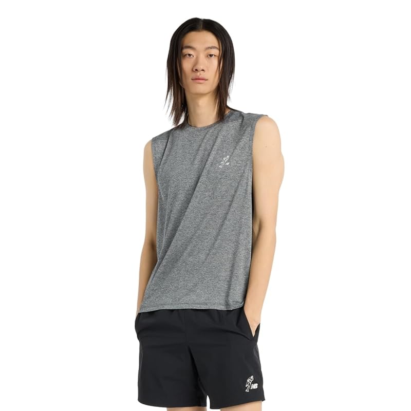

[New Balance] street wear Shohei Otani Performance sleeveless T-shirt (MT51750) men s (BK) black S