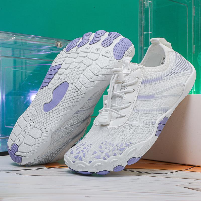 2025 outdoor women's beach shoes quick-drying rafting shoes surfing comfort men's back stream five-finger wading shoes fitness jumping shoes