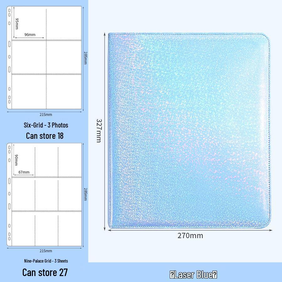 Anime Badge Display Book – Two-Dimensional Transparent Storage Binder