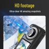 360° Waterproof Motorcycle HD Sports Thumb Camera with Anti-Shake and Panoramic Recording
