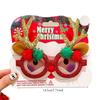 Eyeframe Girl Hairball Elk Christmas Funny Gift Frame Christmas Student Dress Up Gift Party Decoration Mirror