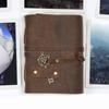 Leather Journal Notebook - 7"X5"-Brown, Cotton Deckle Edges Watercolor Paper