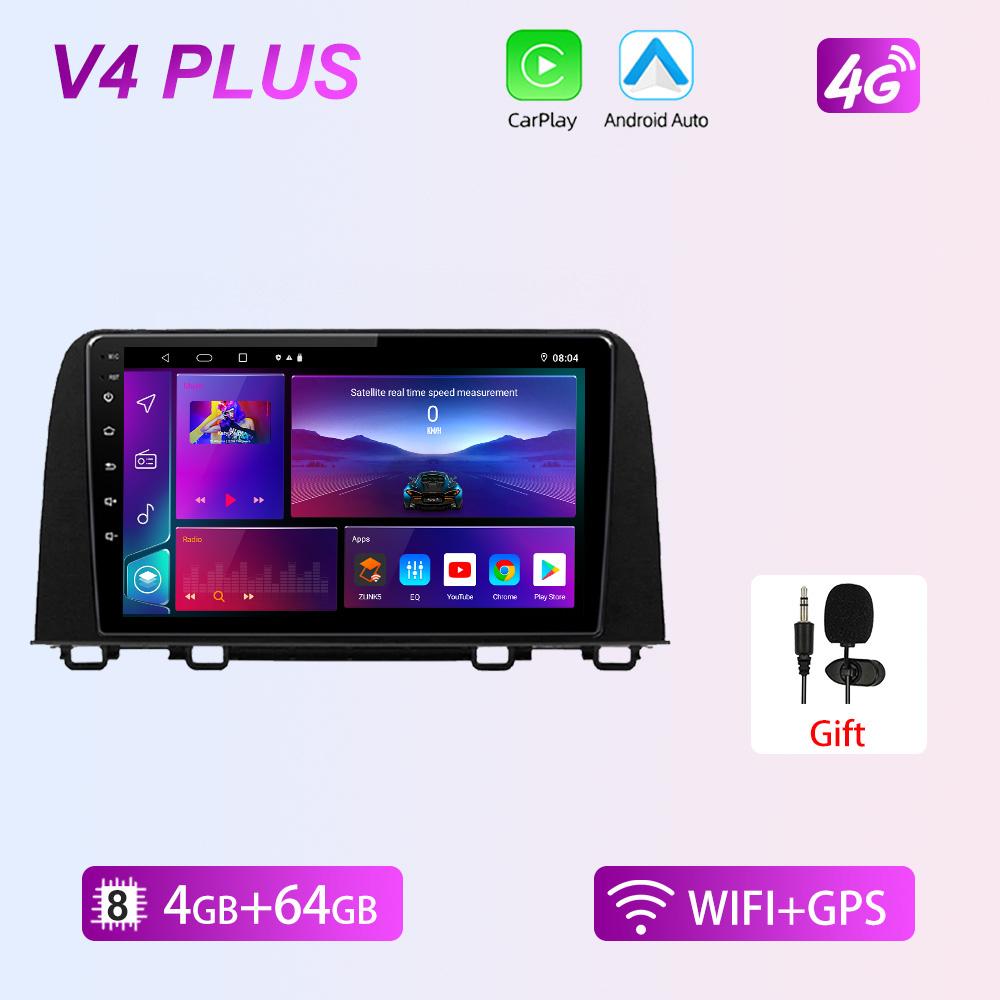 

Автомобильное радио REAKOSOUND Android для Honda CRV 2016 2017 2018 2019 2020 2021 мультимедийный видеоплеер навигация GPS Carplay стерео gift for mic