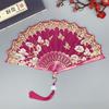 Art Craft Gift Chinese Style Folding Fan Dance Cosplay Hand Held Fans Home Wedding Party Decoration Photograph Props