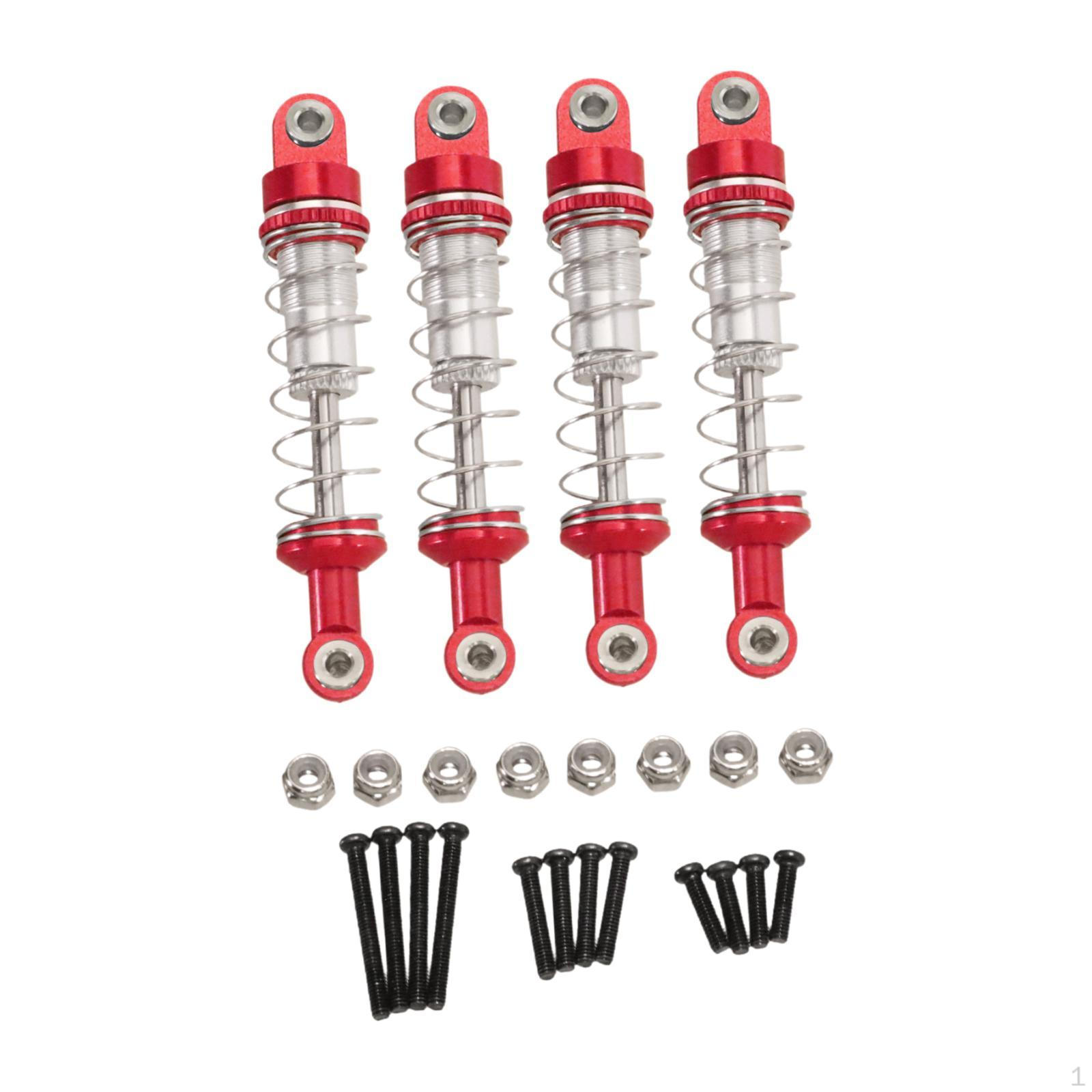 

Амортизатор Підвіска 1:12 Деталей для Радіокерованого Краулера для MN D96 WPL C14 C24 C34 червоний