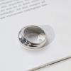 Japan and South Korea Irregular Geometric Exquisite Ring Titanium Steel Electroplating Stacked Wearing High-end Ring