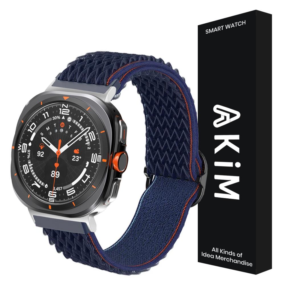 Akim Galaxy Watch Ultra Strap Mont Solo Loop Band 47Mm