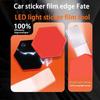 Präzisionsbeleuchtung Batteriebetriebenes Auto Tönung Kanten Schneidelicht Werkzeug Fensterfolie Muster Schneider Wickel Schneidelicht