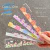 Transparent Math Drawing Ruler Cartoon Acrylic Ruler 15cm Straight Ruler  School Supplies