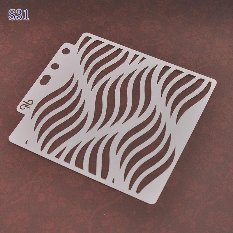 Creative Aperture Stencil: Multifunctional Mask for Spraying and Decoration for Drawing Decorating Coffee and Cakes