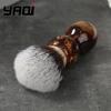 YAQI Caramel Cat's Whisker Synthetic Hair Wet Shaving Brush for Men - Premium Quality Shaving Accessory
