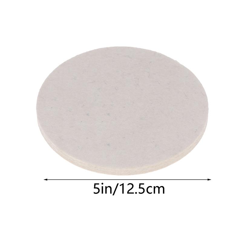 Polishing Pads Wool Felt Abrasive Wheel 50/75/125/ 150/180Mm Soft Felt Discs For Glass Stainless Steel Polish Repair Scratche