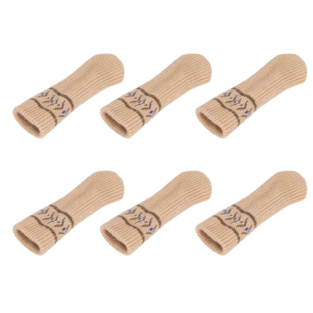 Chair Leg Floor  ors, 20PCS Furniture Leg Socks Chair Leg Covers Chair Foot Covers Acrylic Silicone Double Layer Elastic Chair Leg Covers for H