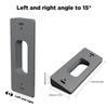 Doorbell Bracket PC Doorbell Support Simple Doorbell Mounting Solution Quick Doorbell Mount Secure Doorbell Support