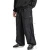Adidas X Moon Boot Collaboration FW24 Parachute Joggers Loose Fit Comfortable Casual Pants Women Joggers Black IY8046