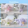 Rabbit Plush Flower Keychain Cartoon Pendant Backpack Decorations Gift Kids