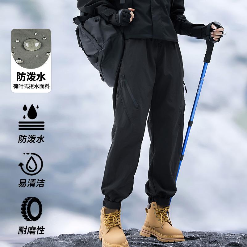 Couple's work pants, high street paratrooper outdoor pants, all-season trendy brand loose workwear casual pants