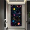 Fantasy Space Astronaut Rocket Kids Birthday Party Decorations Background Supplies Cartoon Cosmic Planet Photography Backdrop