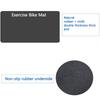 2Pcs Thick Gym Equipment Mat Floor Protector Exercise Bike Trainer Mat Nonslip Elliptically Treadmill Pad Easy to Use