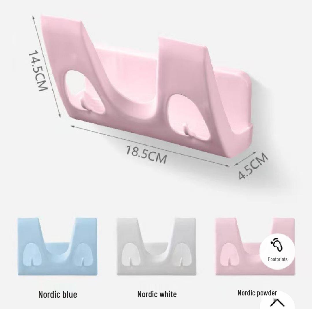 

Ruice Настенная полка для хранения крышек и разделочных досок без сверления White Lid Holder (with adhesive) - 1pc