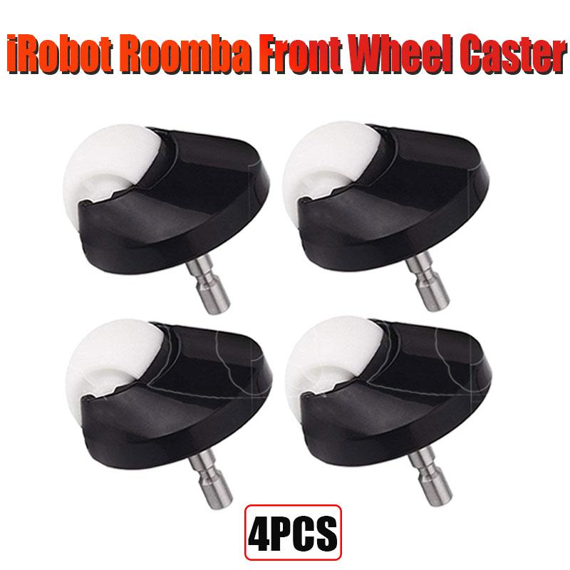 Replacement Roomba Front Wheel Caster Assembly for iRobot Roomba i7 i7+ Plus E5 E6 E7 500 600 700 800 900 Series Roomba Vacuum 4PCS