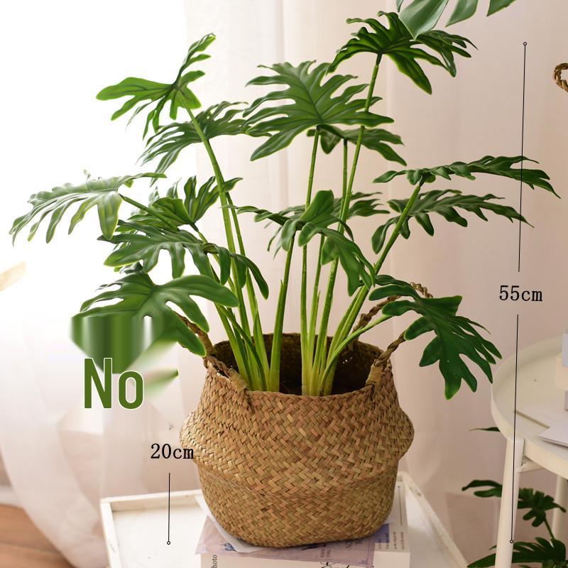 Nordic Green Artificial Plants: Dried Flower Ornaments for Home or Office Decor