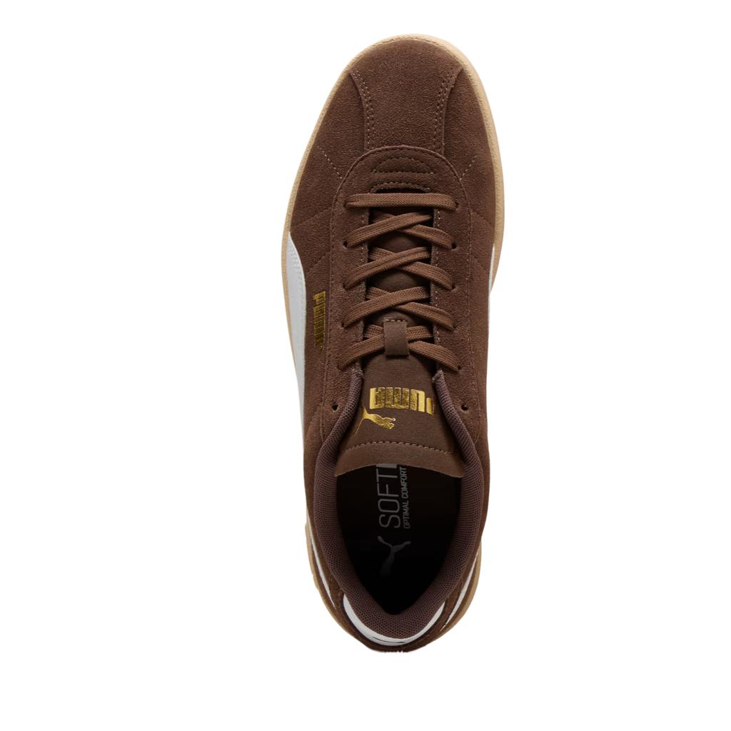 Puma Club 2 Comfortable Simple Classic Versatile Low-Top Sneakers Unisex Sneakers Brown 397444-15