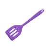 Food Grade High Temperature Resistance Slotted Spatula with Hole Arc Edge Long Handle Baking Shovel Household Supplies