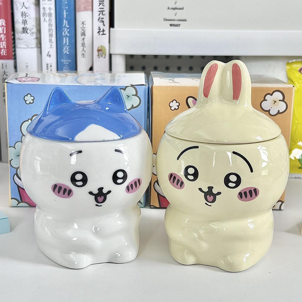 Usaqi Xiaoba Cup Girls' Birthday Gift Cute High Precise Ceramic Mug Best Friends Practical Gift Box Pack
