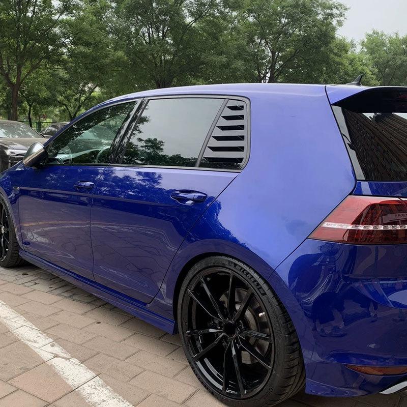 For Volkswagen VW Golf 6 GTI MK6 R-Line 2009 2010- 2013 Rear Window Shutter Cover Trims Louver Side Vent Car Styling Accessories