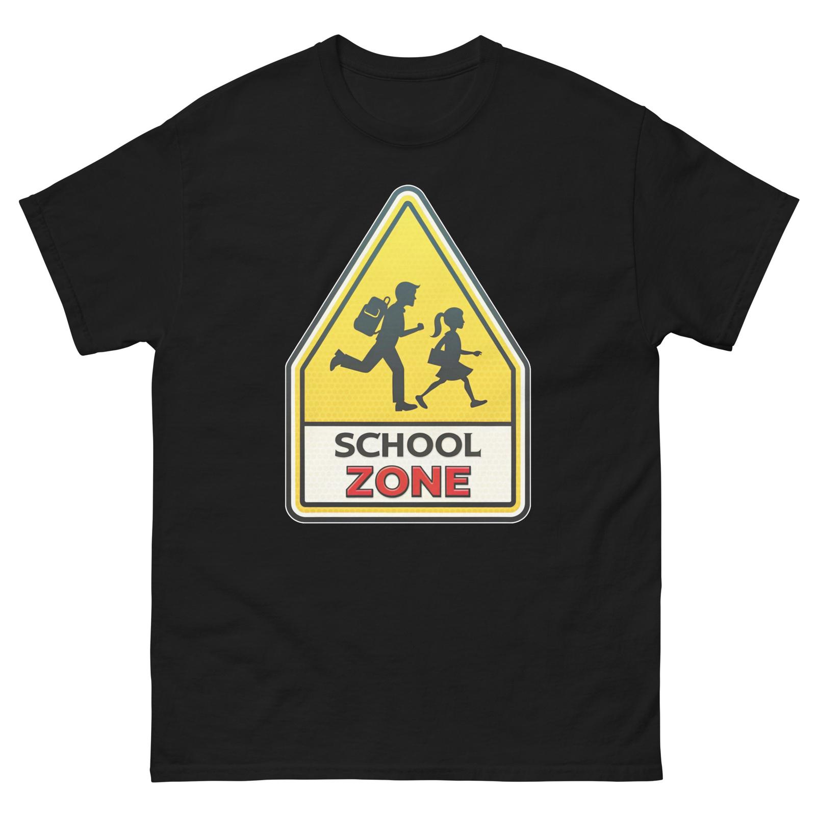 School Zone Object Place Item Urban T-Shirt XXXXL