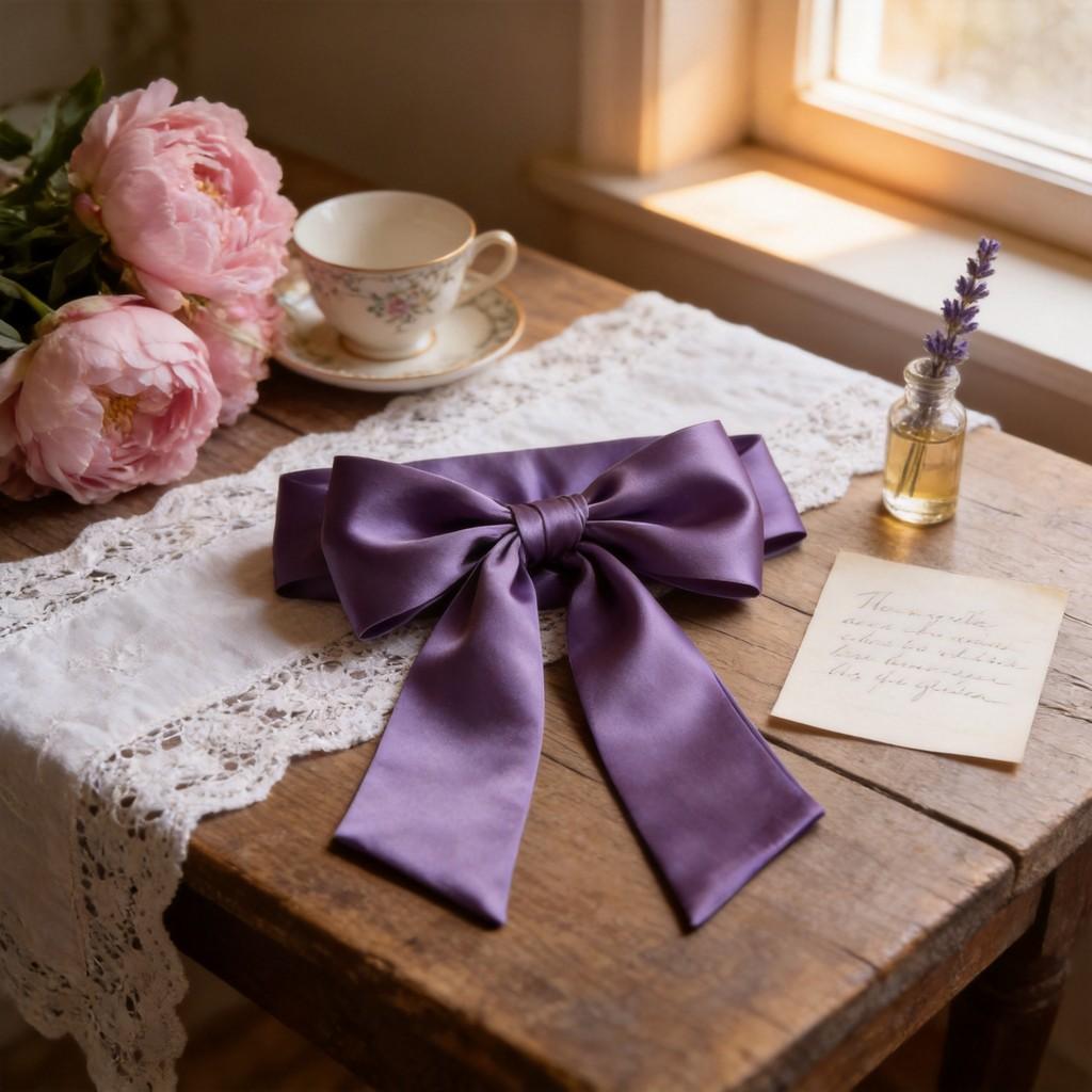 Cintura Larga in Poliestere per Abiti con Chiusura a Fiocco per Abiti da Sposa e Abbigliamento Formale