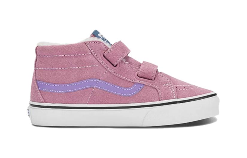 Vans SK8 Comfortable Mid Top Kids' Skateboarding Shoes Pink Children Aged 3 7 Years Old VN0A38HHD1Q