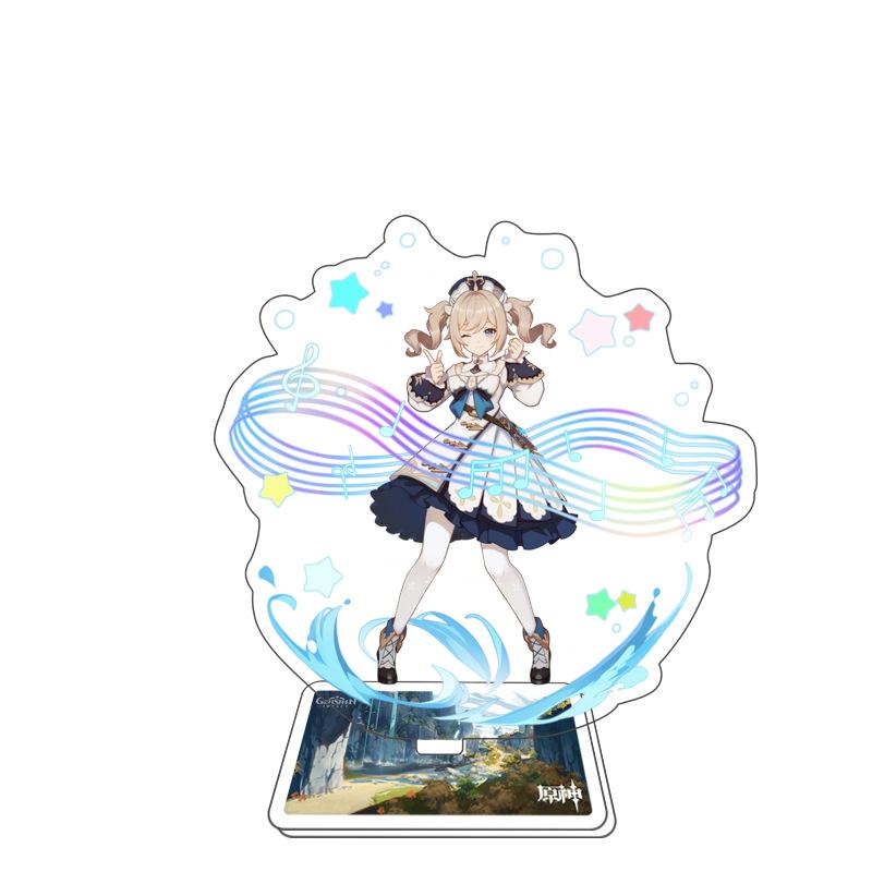 Game Anime Open World Impact Acrylic Figure Stand Painted Desk Decor Ornament 15CM Model Gift